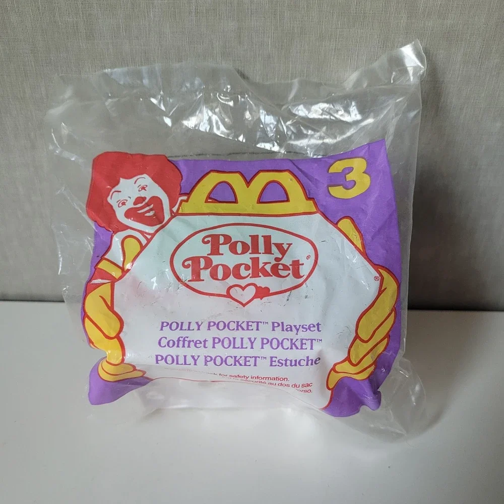 McDonalds Polly Pocket Playset Kids NEW Sealed 1995 Vintage Happy Meal Toy #3